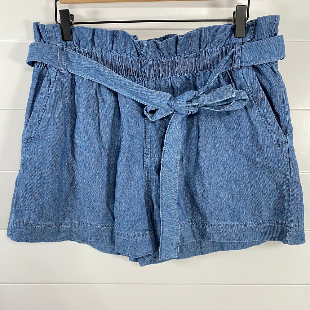 Pact Women's Blue Denim Shorts